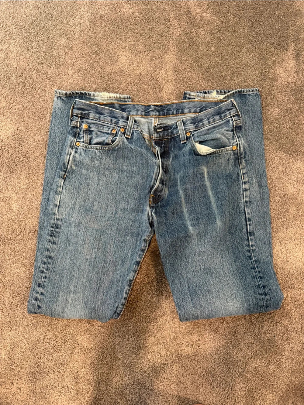 Levi's Straight Fit Light Blue Men's Jeans